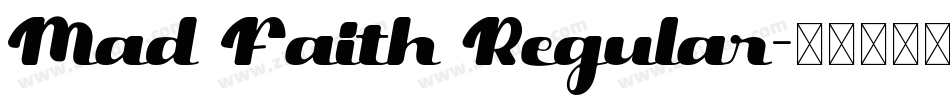 Mad Faith Regular字体转换